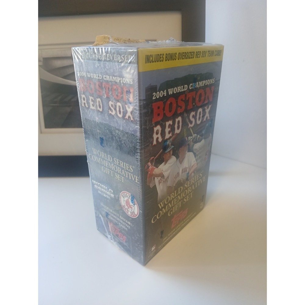 2004 Topps World Series Boston Red Sox Gift Set MLB Champions Sealed Box - Picture 4 of 7